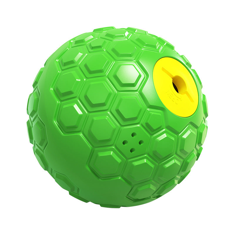 Dog chew ball with feeding function