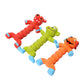 Dog Shape Natural Rubber Squeaky Toys