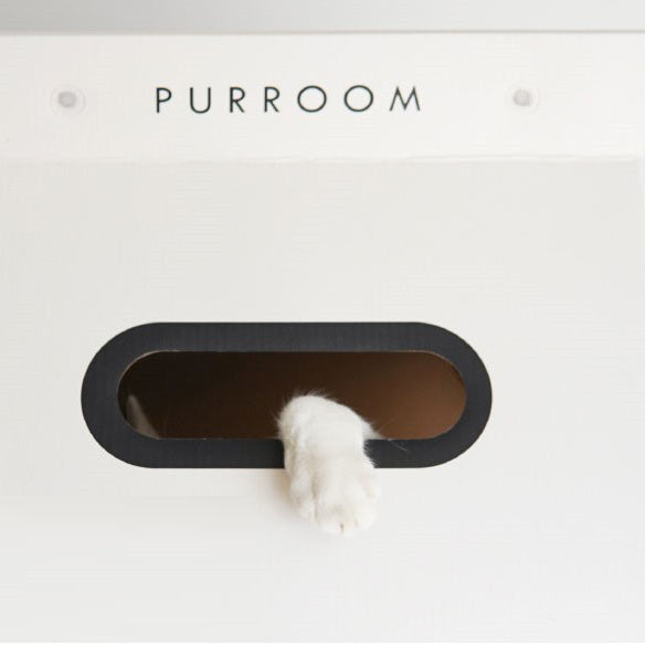 Purroom milkbox cat house