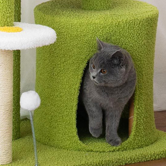 Tomato and egg theme cat tree