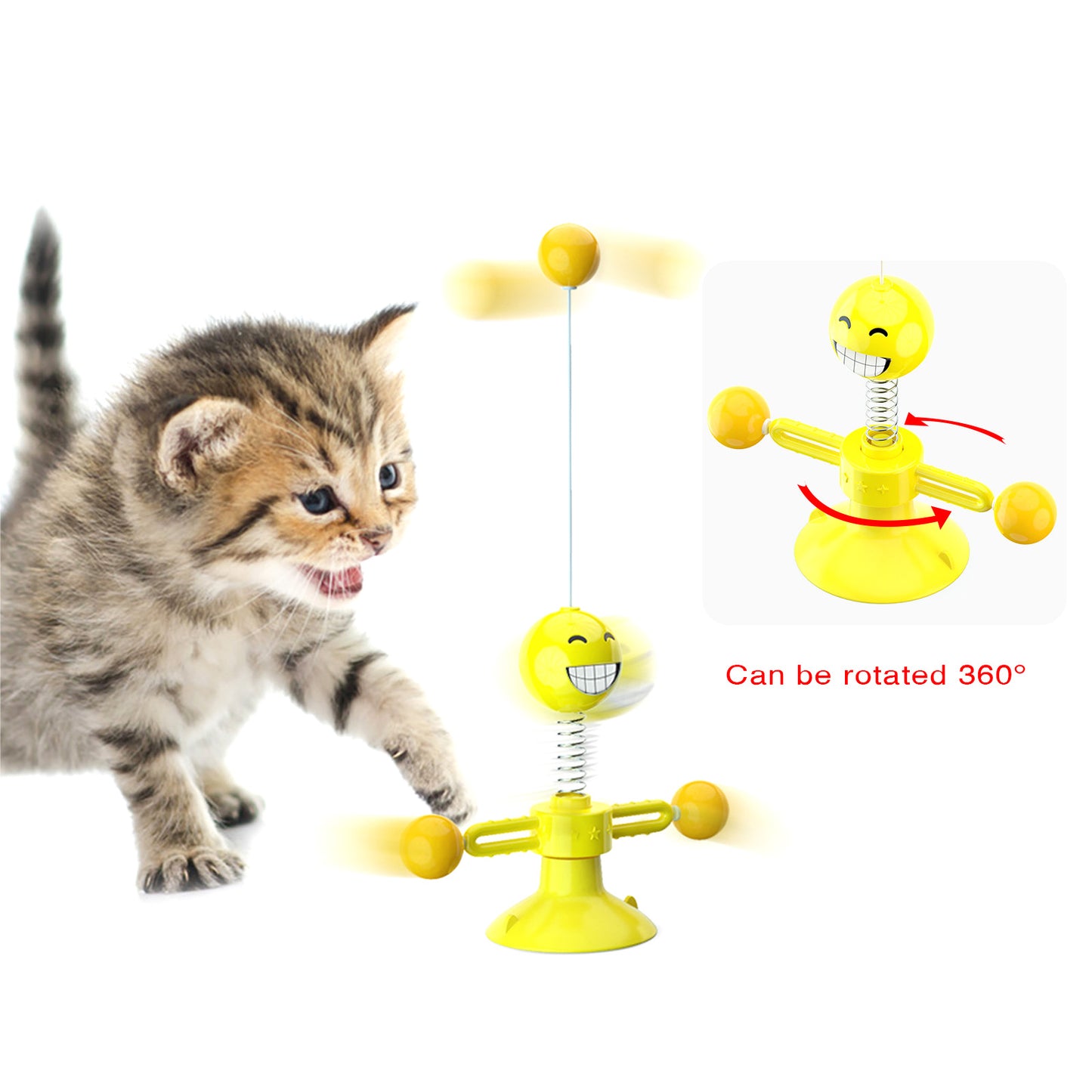 Spring doll cat toys