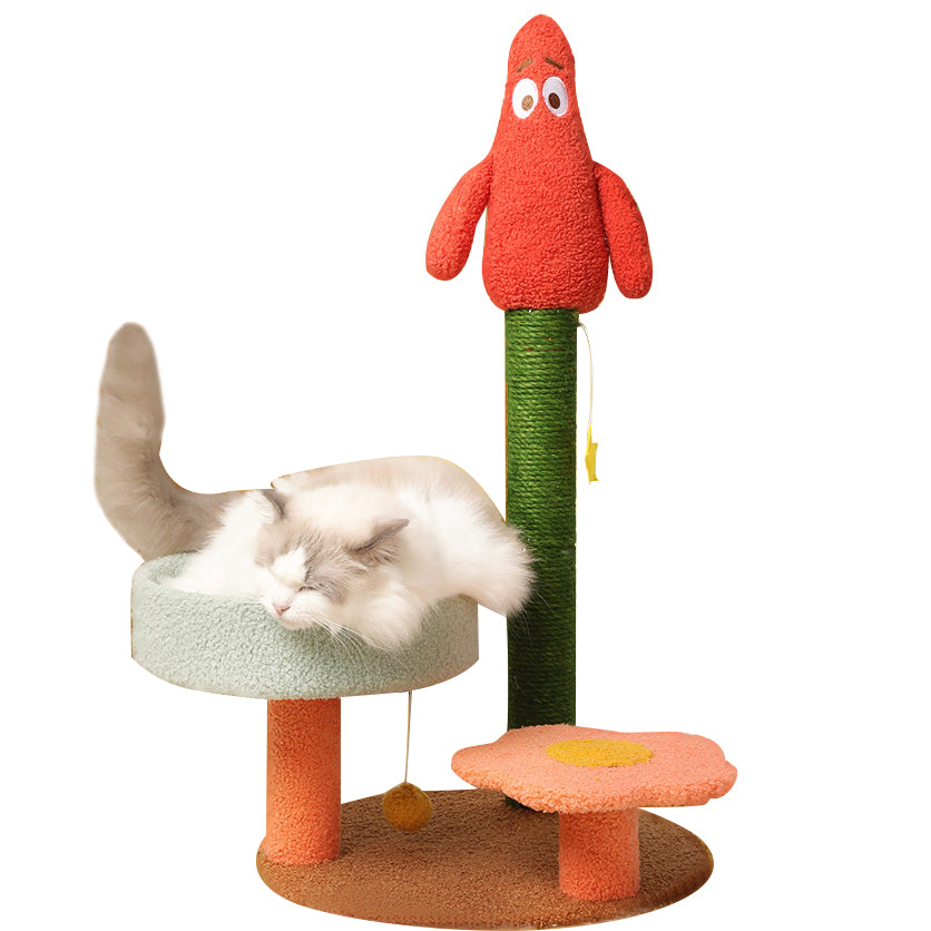 Little Red Man Cat Scratching Post