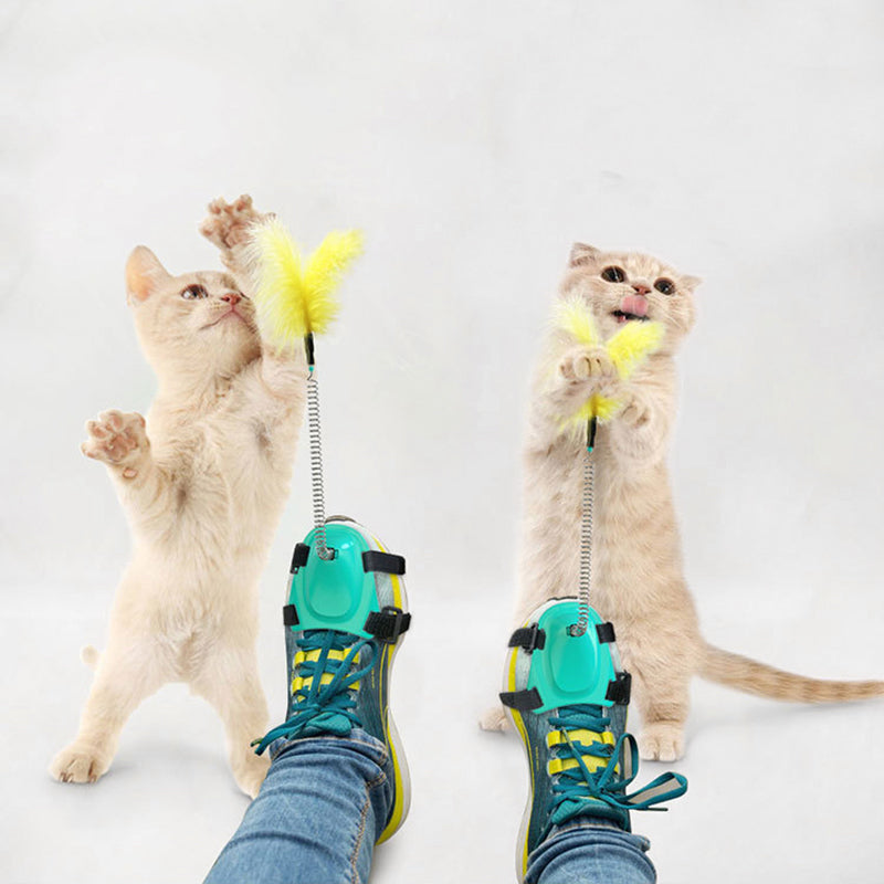 Cat Toy Cat Teaser with Your Feet