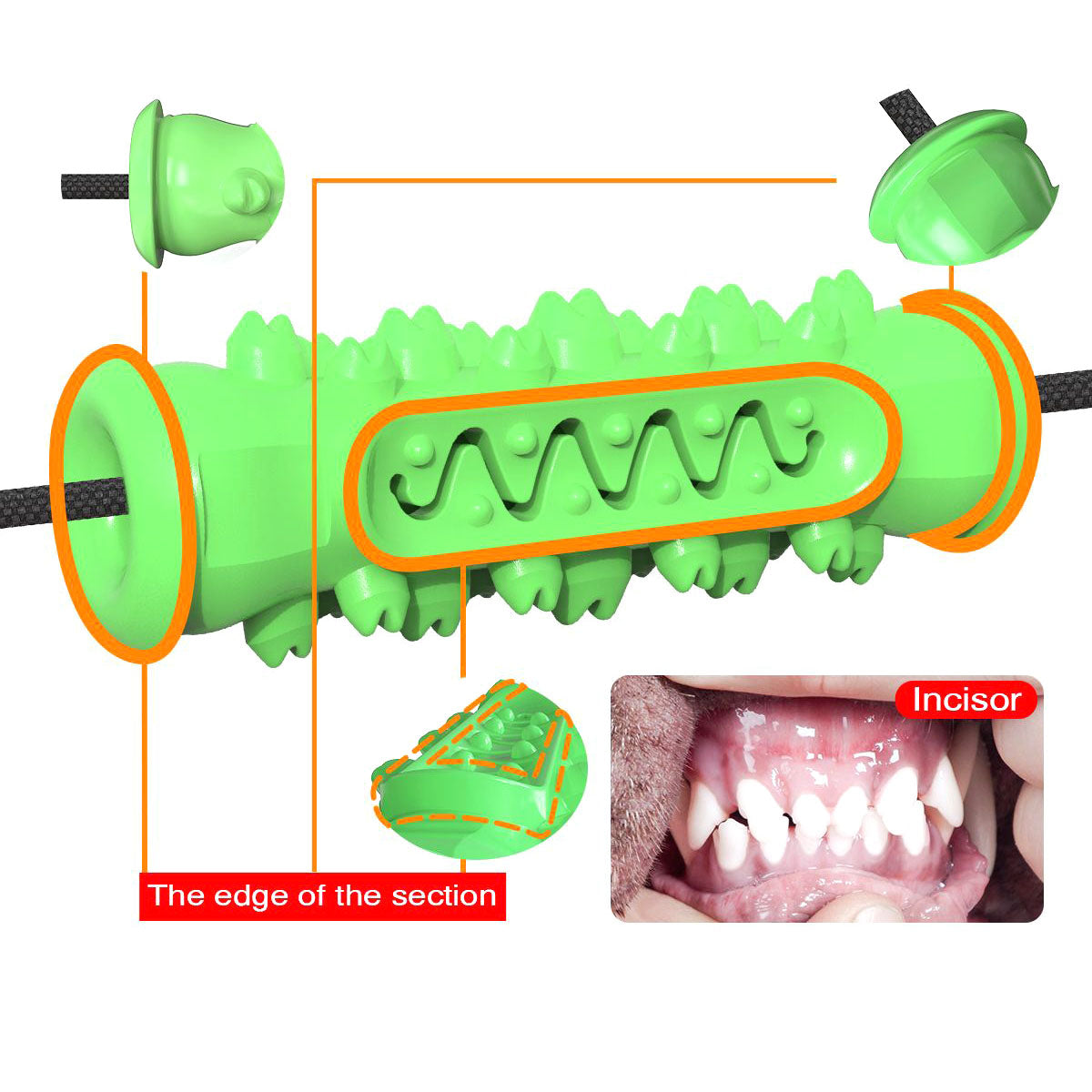 Double suction cup teething stick