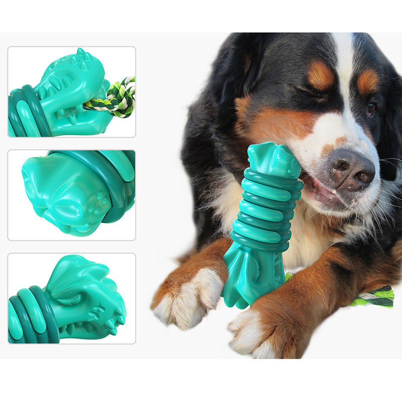 vocal crocodile head dog chew toy