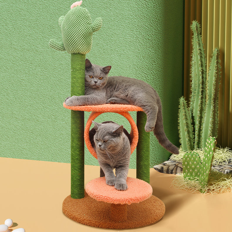 Cactus Theme Cat Tree