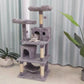 57 inch plush cat tree with condo