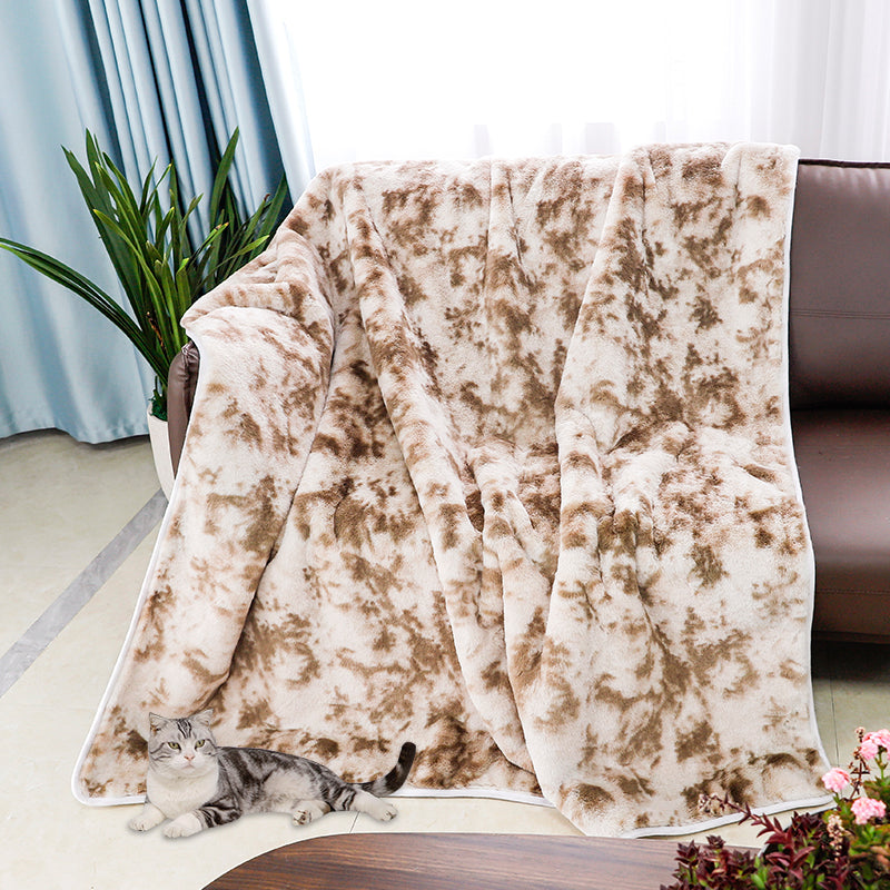 Waterproof Tie-Dye Fleece Blanket