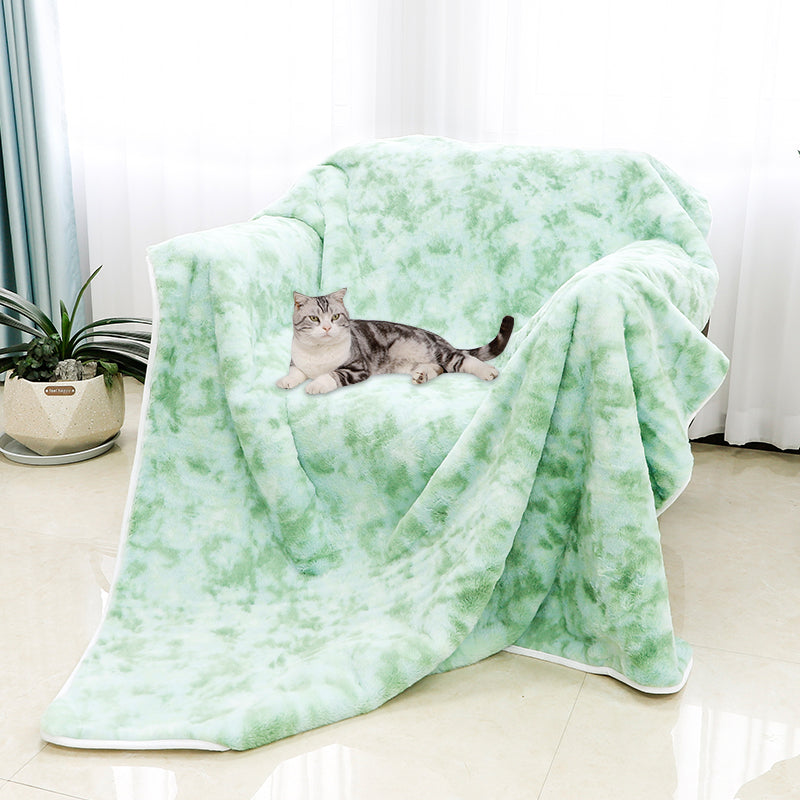 Waterproof Tie-Dye Fleece Blanket