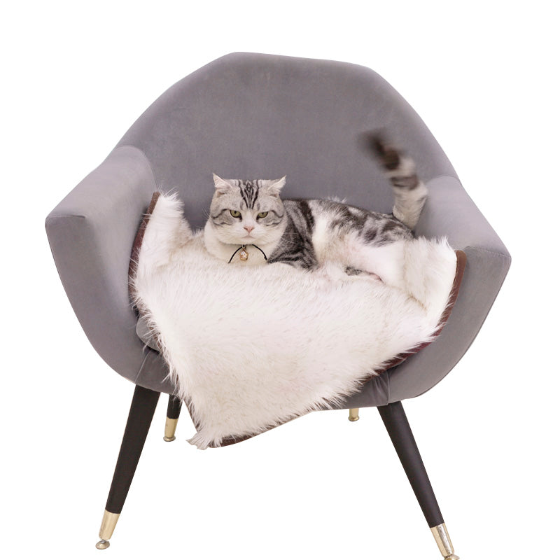 Long plush cat mat  sofa couch blanket