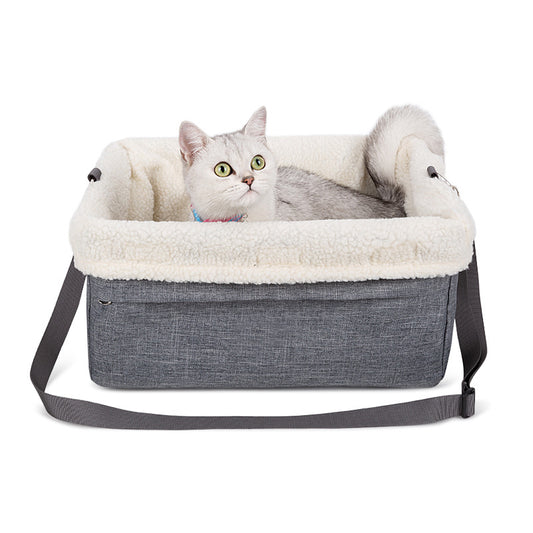 Portable removable and washable pet car seat