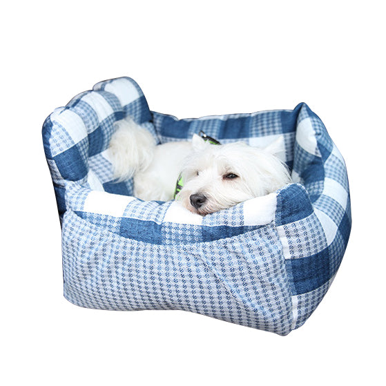 Printed linen car pet seat