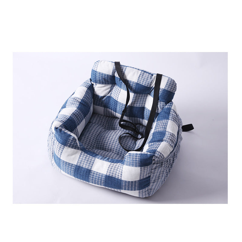 Printed linen car pet seat