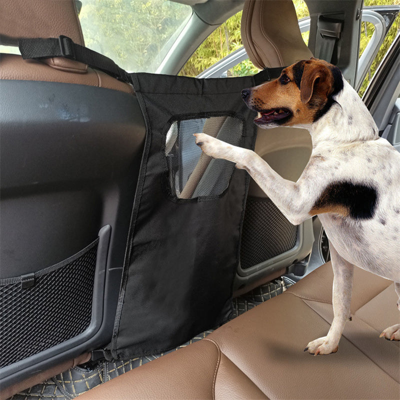 Breathable car pet barrier mesh