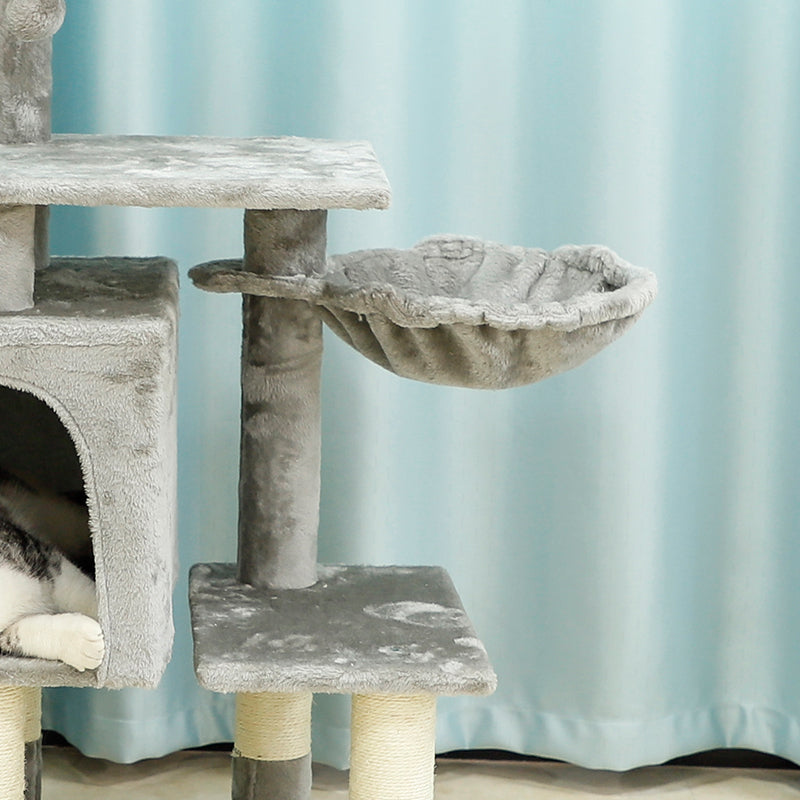 43-inch faux fur cat tree