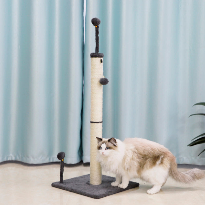 39-in Sisal Cat Scratching Post with Toy