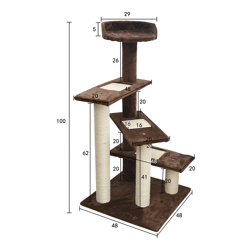 Rotating Steps Cat Tree