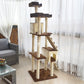 72-inch deluxe multiple perches cat tree