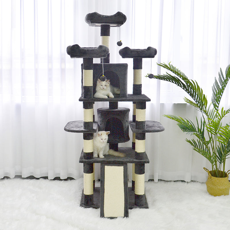 68 inches three perches cat tree