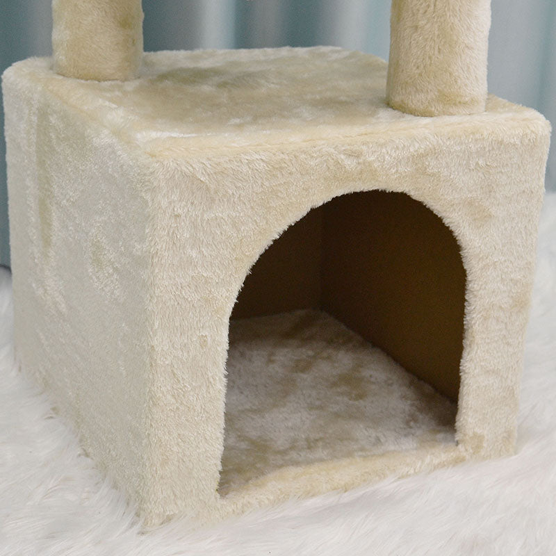 37 inches  Plush Cat Tree With Tunnel