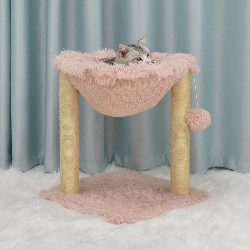 20 inches faux fur cat hammock