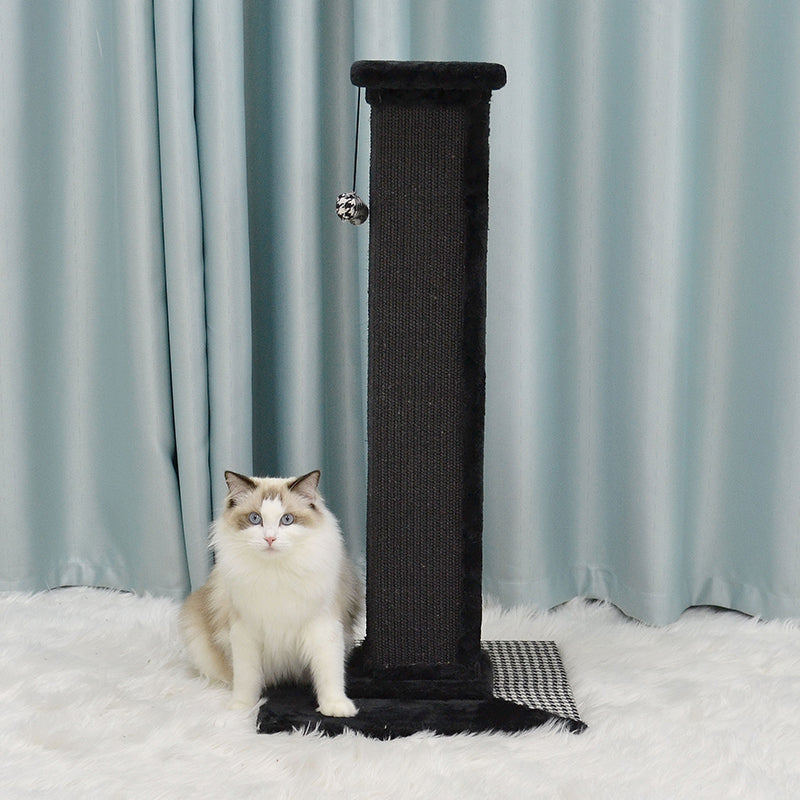 33 inches thick cat scratching post with toy