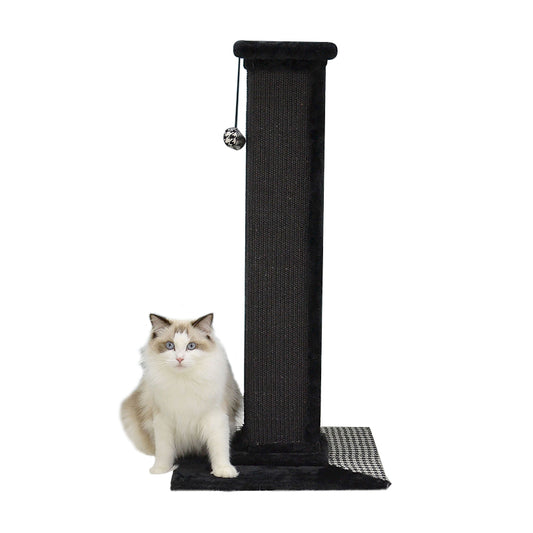 33 inches thick cat scratching post with toy