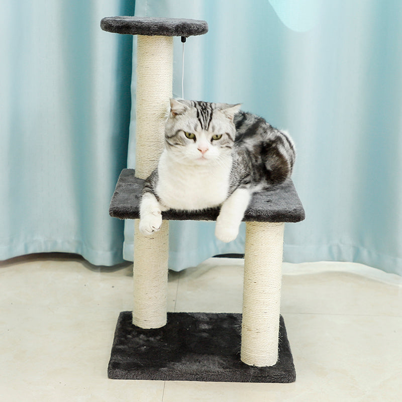 26 inches plush cat tree with perch