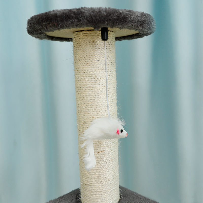 26 inches plush cat tree with perch