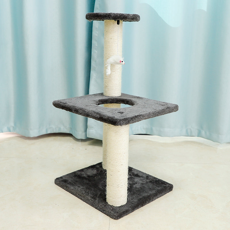 26 inches plush cat tree with perch