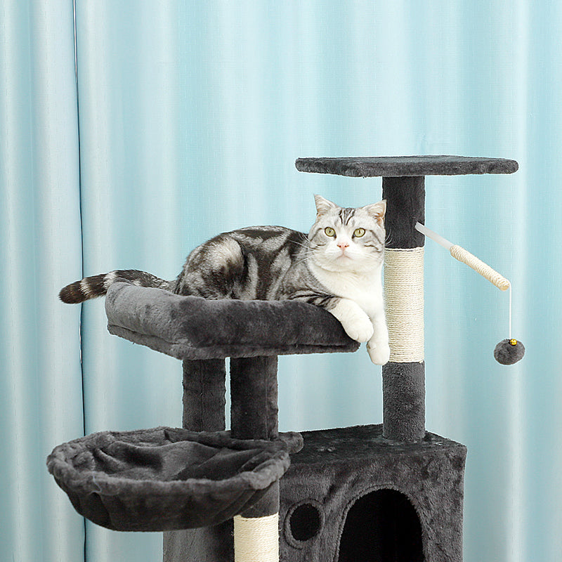 46in cat tower with jump plateform