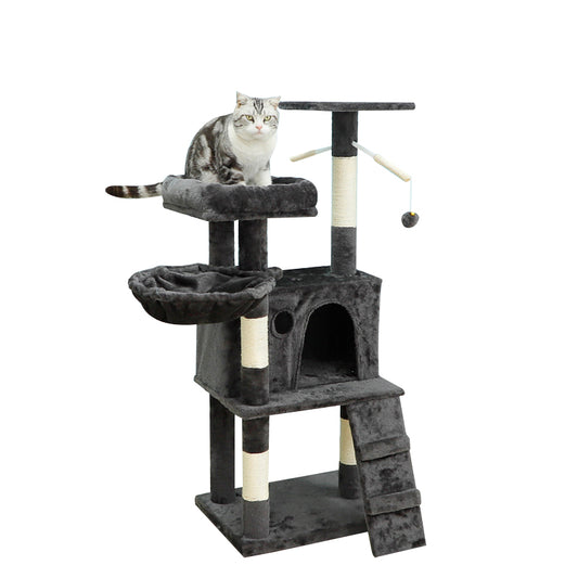 46in cat tower with jump plateform