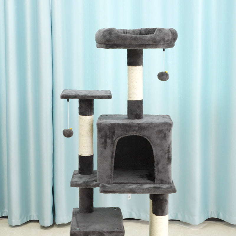 49" cat tower with large condo