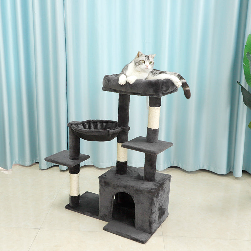 39 inches Stablize Faux Fur Cat Tree