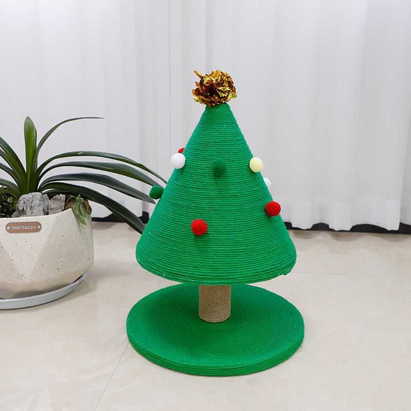 22-inch Christmas tree style cat scratching post