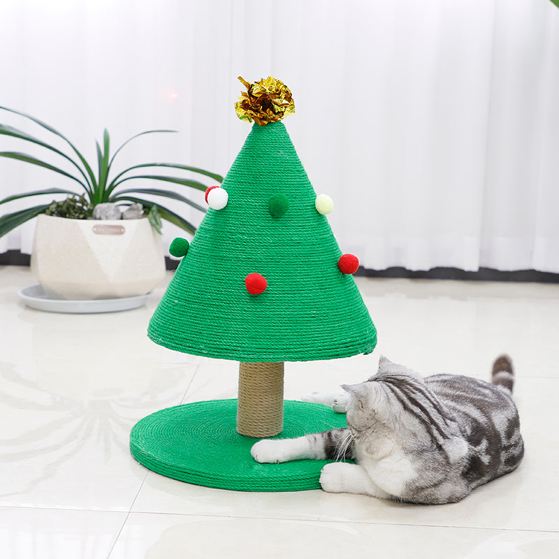 22-inch Christmas tree style cat scratching post