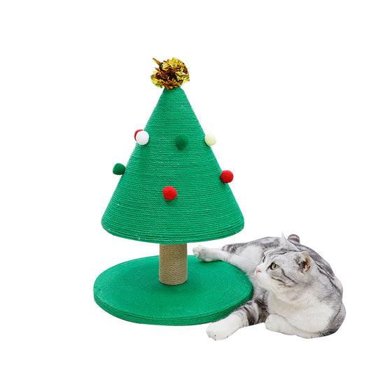 22-inch Christmas tree style cat scratching post