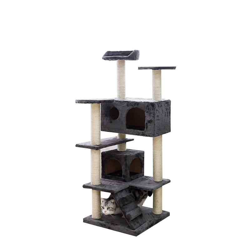 46-inch multifunctional cat activity center and cat tower