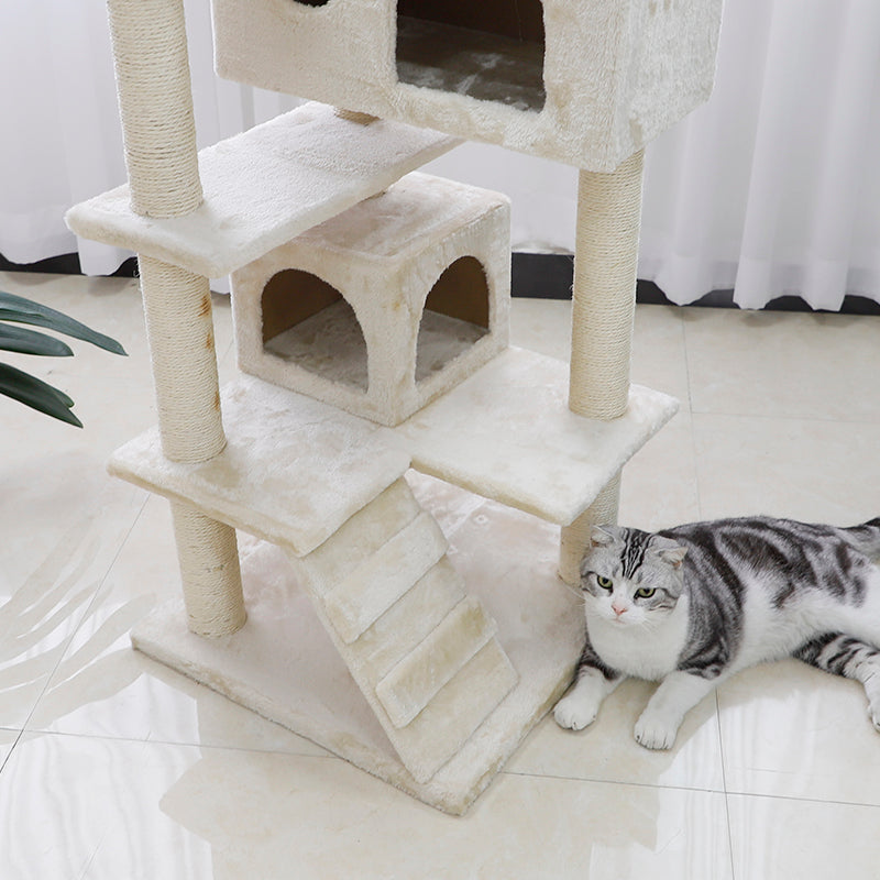 46-inch multifunctional cat activity center and cat tower