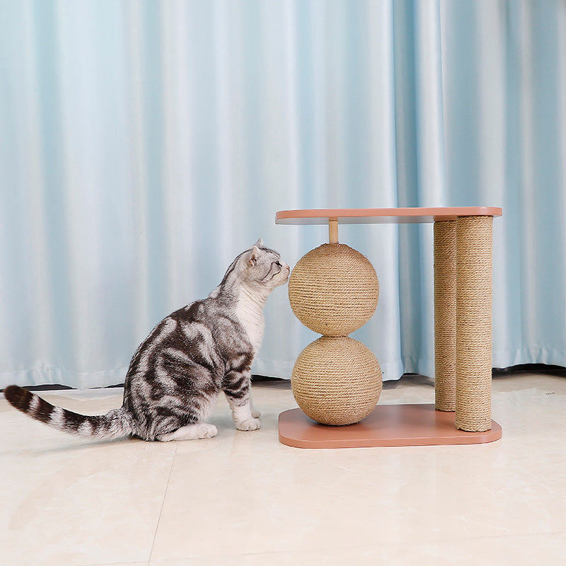 18-inch cat tree with sisal ball