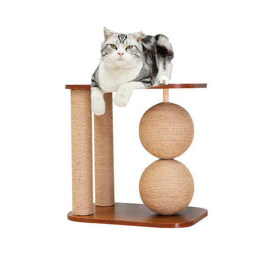 18-inch cat tree with sisal ball