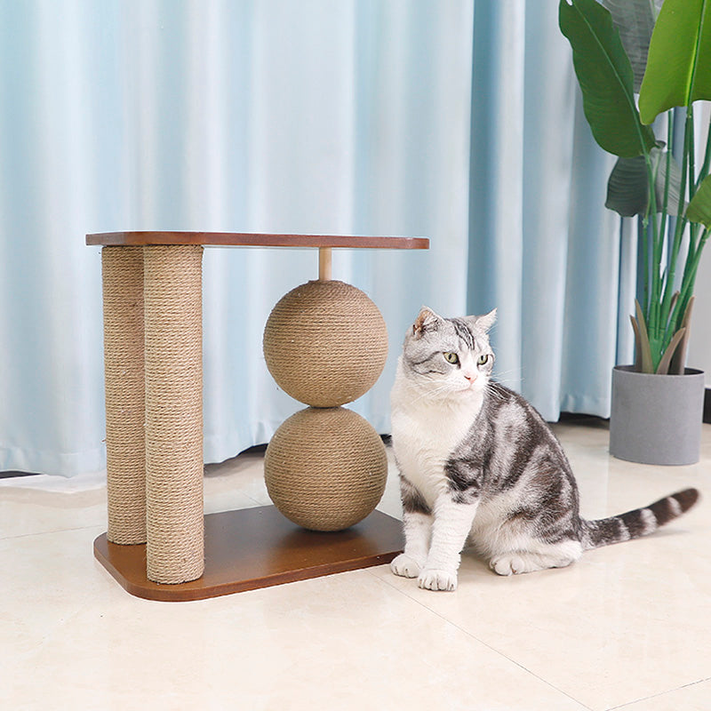 18-inch cat tree with sisal ball