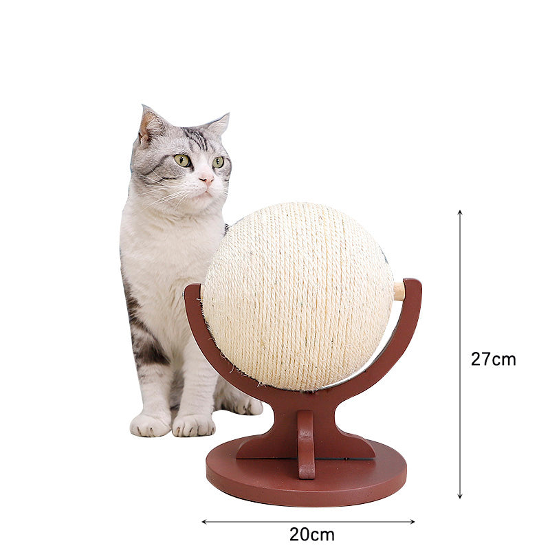 11 inch sisal ball with base