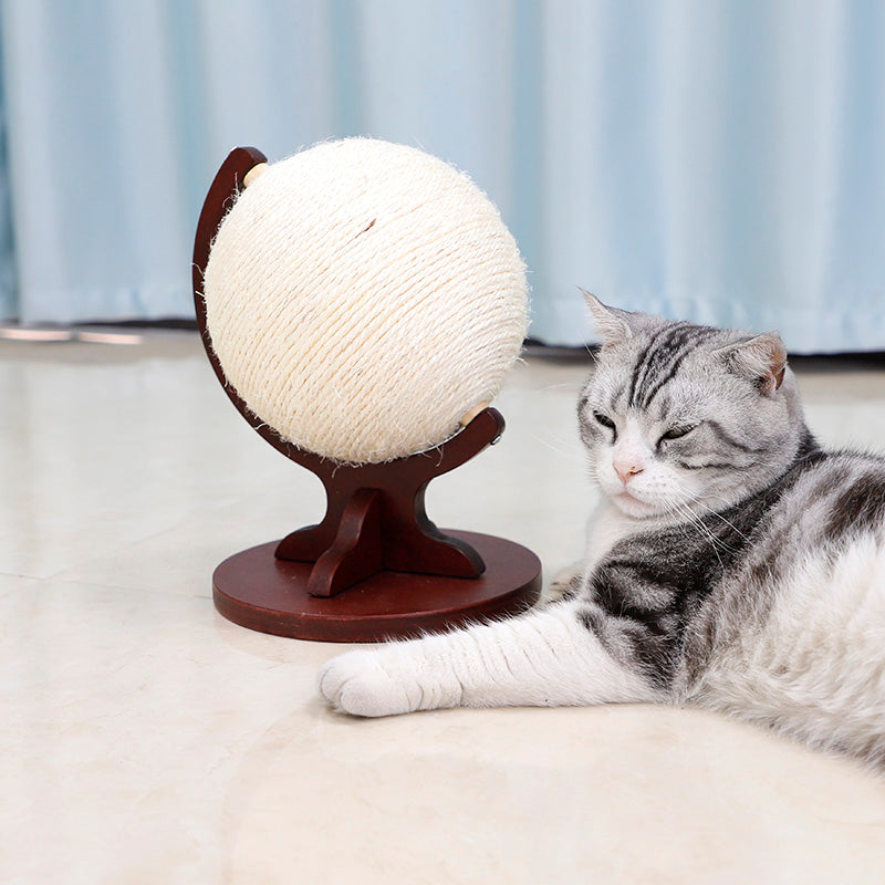 11 inch sisal ball with base