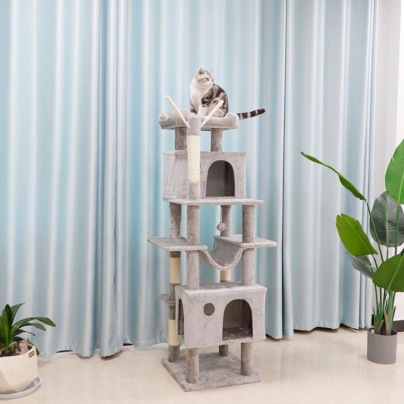 65" large cat tower with condos