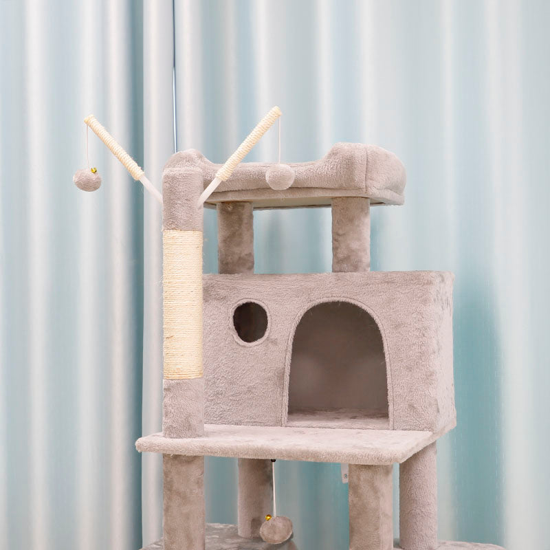 65" large cat tower with condos