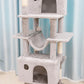 65" large cat tower with condos