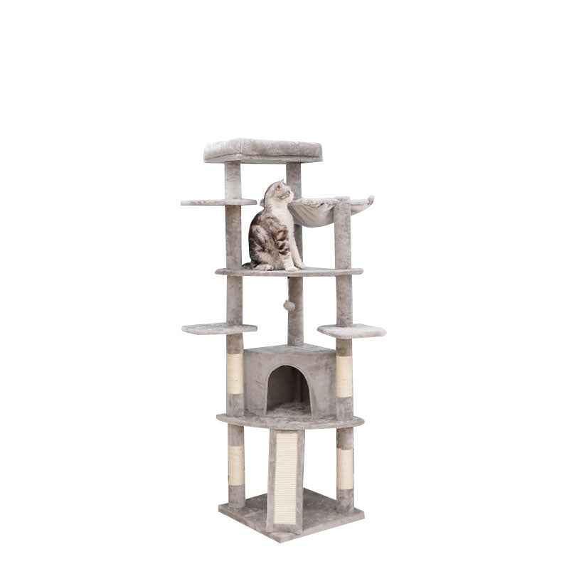 68 inch large cat tower condo with sisal ladder