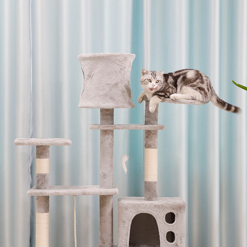 60 inch large cat tower condos for multiple cats