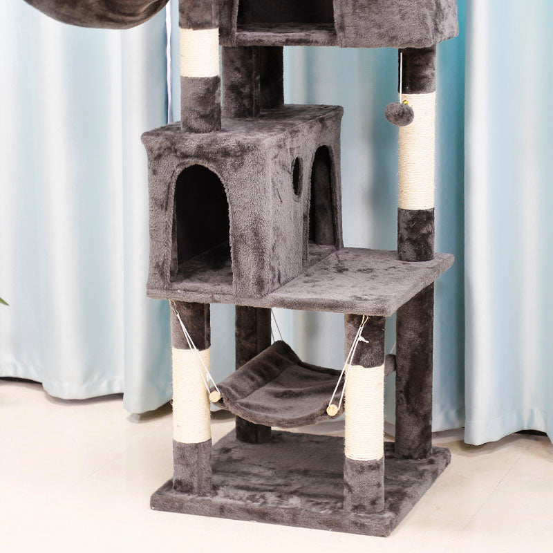 63-inch cat activity center for multiple cats